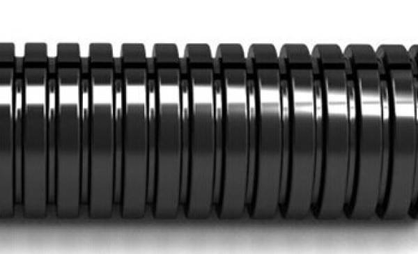 Split plastic corrugated flexible pipe